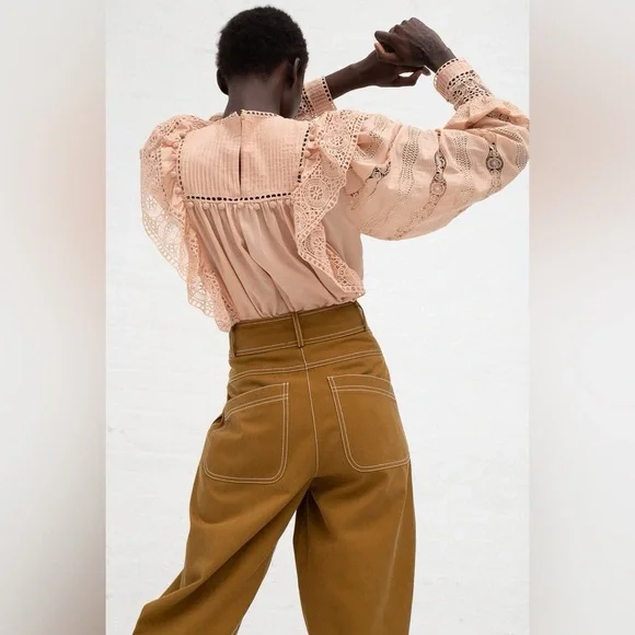 Ulla Johnson Fleet Pant - Camel- size 0/waist 26” - Picture 5 of 12